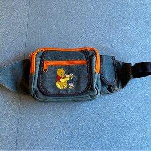 Vintage Disney Winnie the Pooh denim belt bag Fanny pack